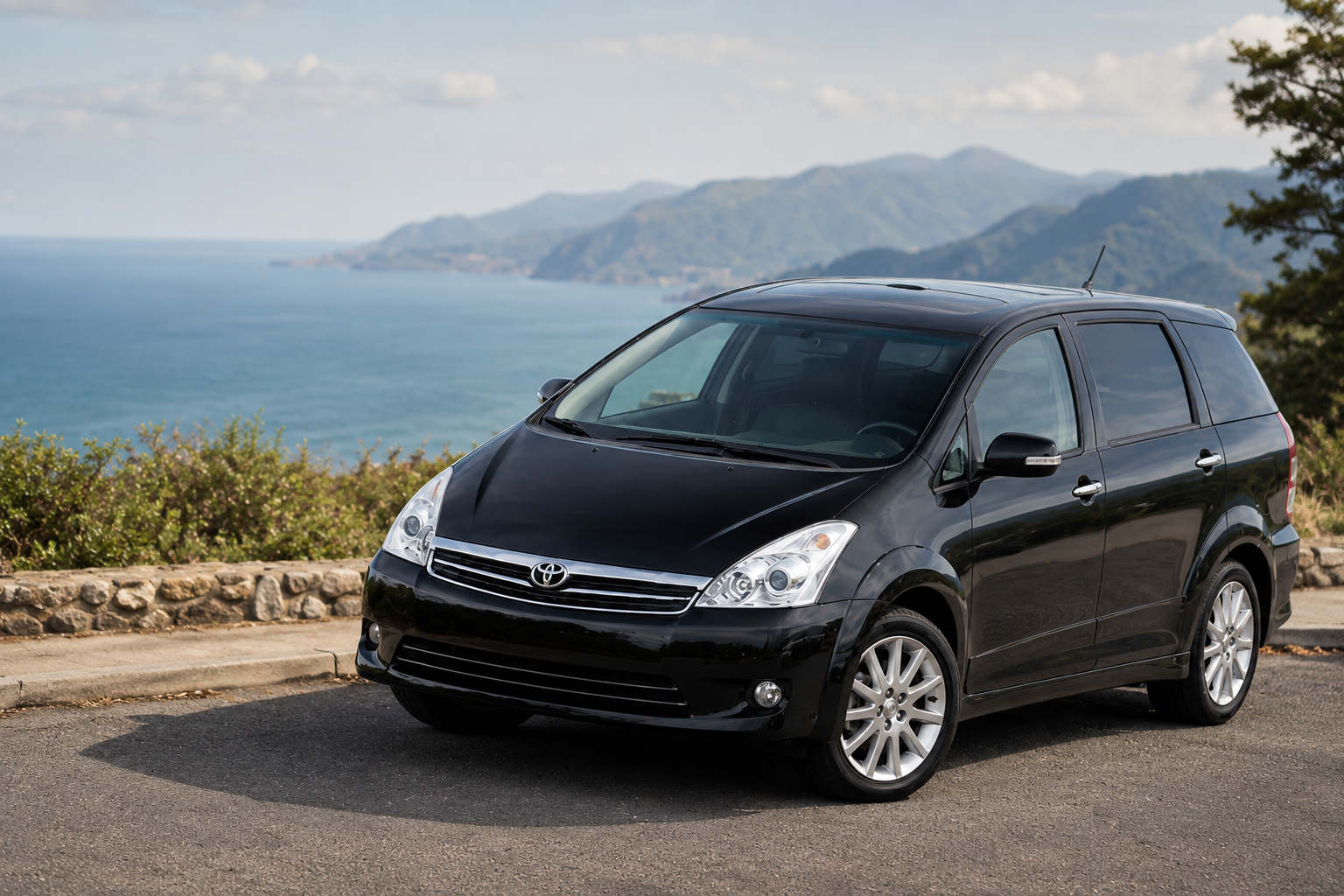 Airport transfer car